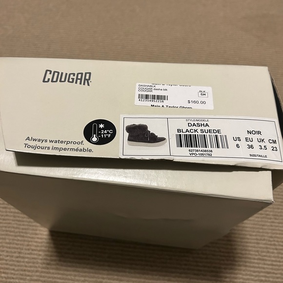 Cougar Dasha Black Suede Snow Boot - Picture 8 of 10